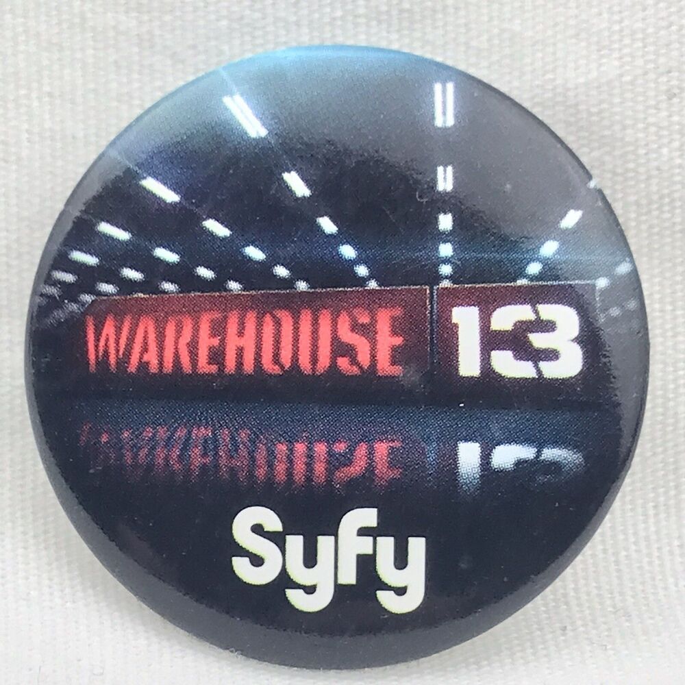Syfy Pin Button Warehouse 13 Promo Small Pinback Collectible SciFi